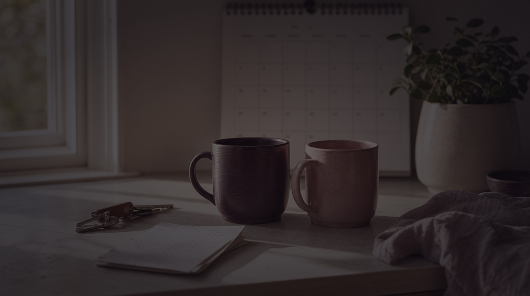 a warm everyday scene representing non-monogamy as something ordinary